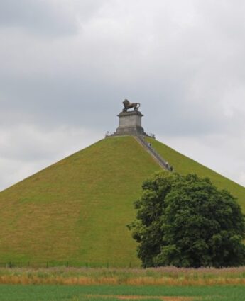 Butte du lion, champ de bataille de Waterloo