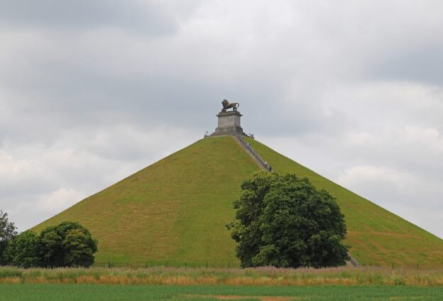 Butte du lion, champ de bataille de Waterloo