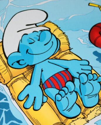 Schtroumpfs a la piscine