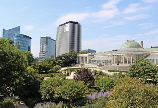 Jardin botanique dans la commune de Bruxelles
