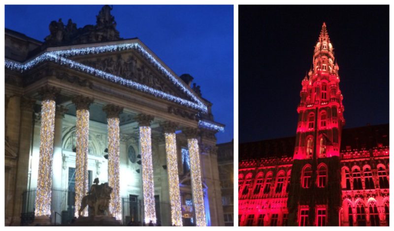beffroi bourse marché noël bruxelles