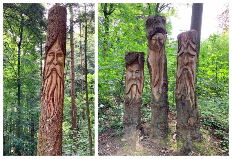 Sculptures forêt Huizingen