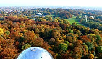 Bruxelles Atomium Automne