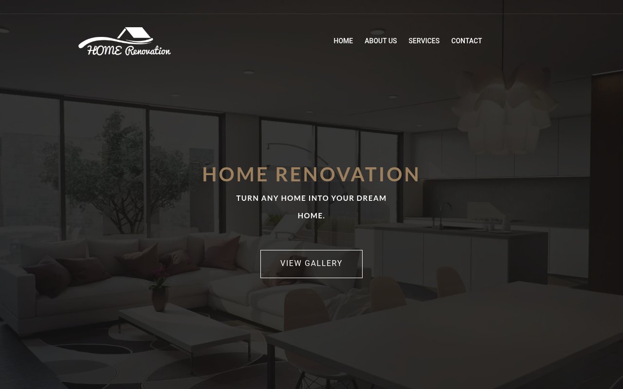 Apercu du site Home Renovation